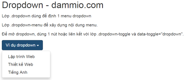 dropdown